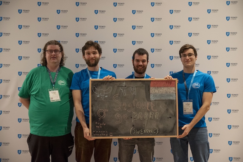 Picture of team Segfault go BRRRR